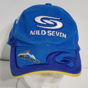 Renault F1 Team Fernando Alonso Cap Hat 2005-6 Blue Mild Seven Telefonica Racing